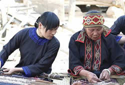傳統黎族紡織技術：黎錦