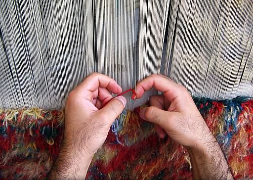 卡山地毯編織的傳統技藝